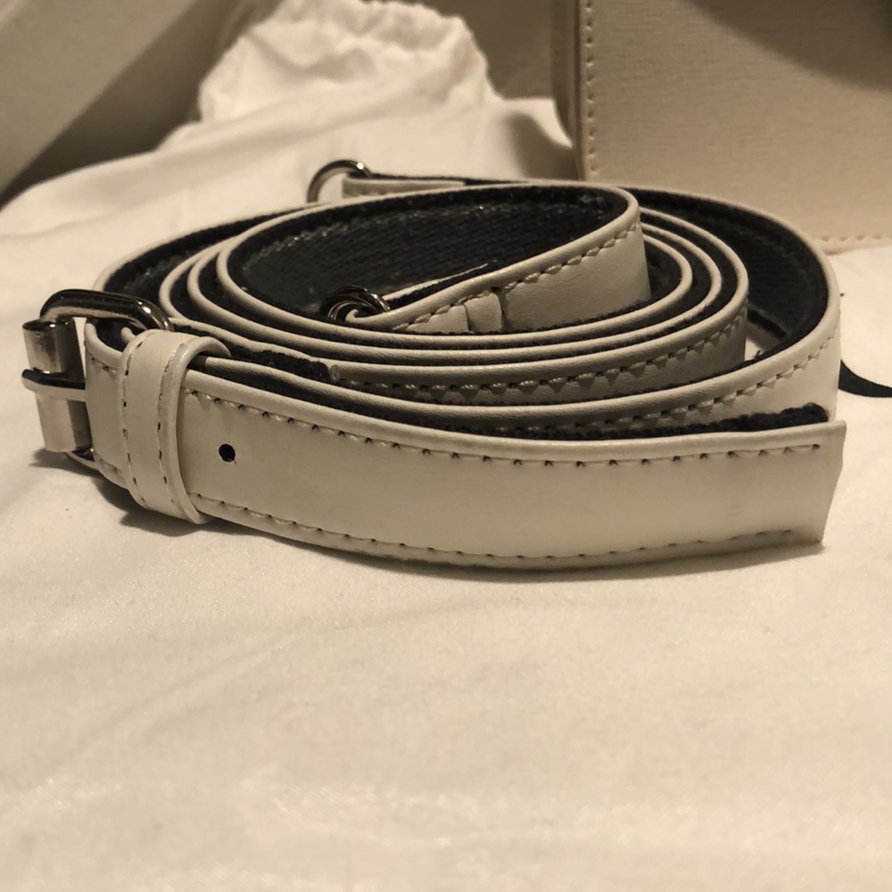 White Furla Handbag with Bag Strap - Picture 9 of 16